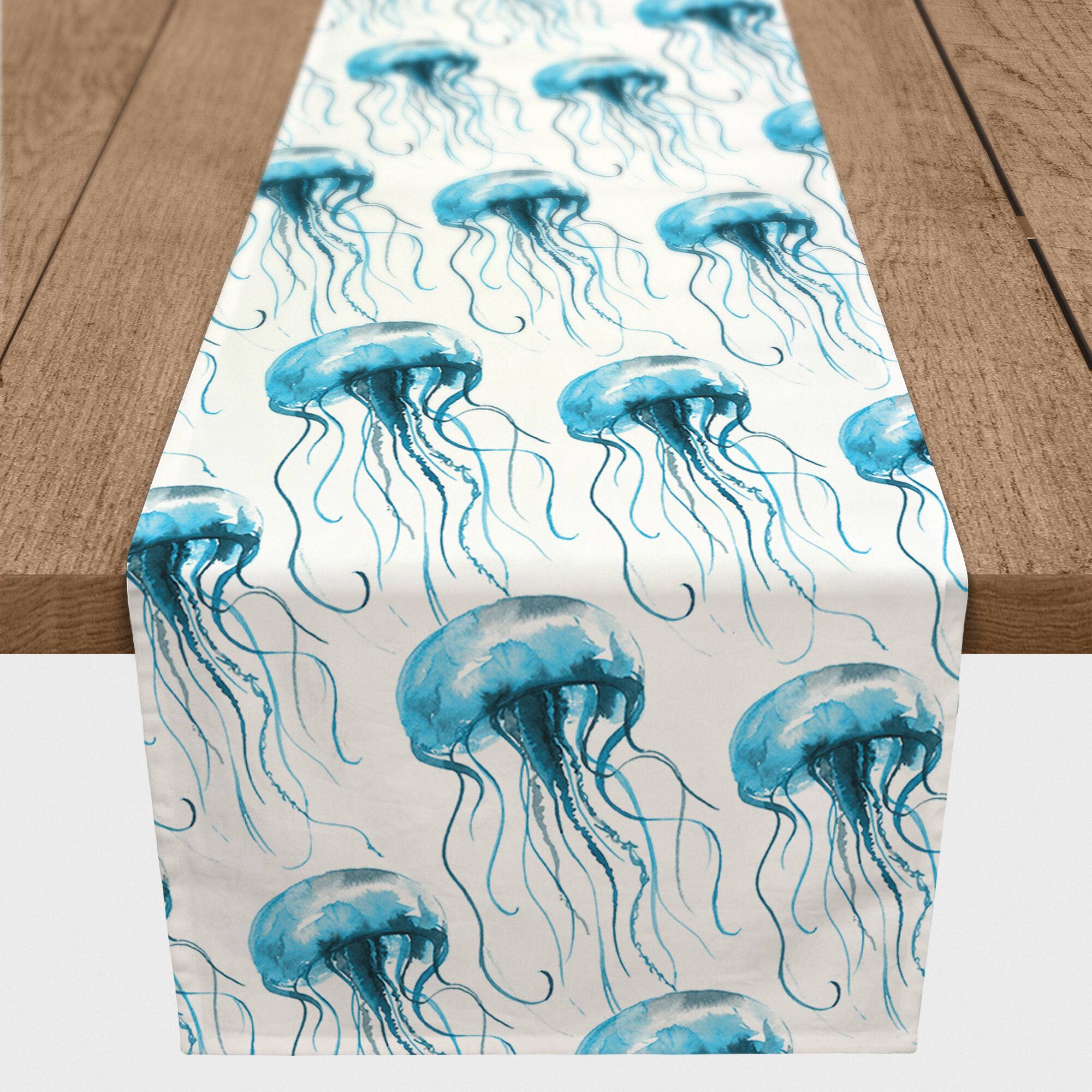 Jellyfish Outdoor Table Runner